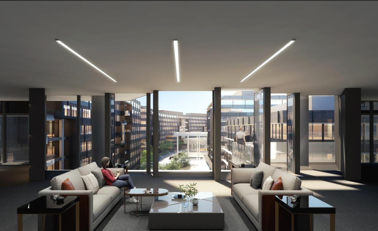 BIM建筑|律动绿洲，超越凝固时刻：临空超大型围合式建筑 / BAU建筑与城市设计事务所