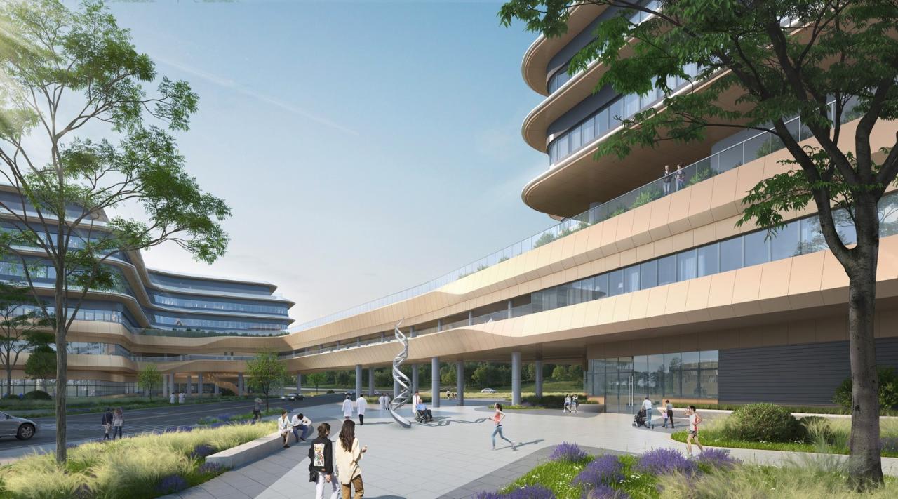 BIM建筑|以山水动脉形塑医校综合体：南方科技大学医学院及 南方科技大学附属医院 / 盖博建筑设计事务所