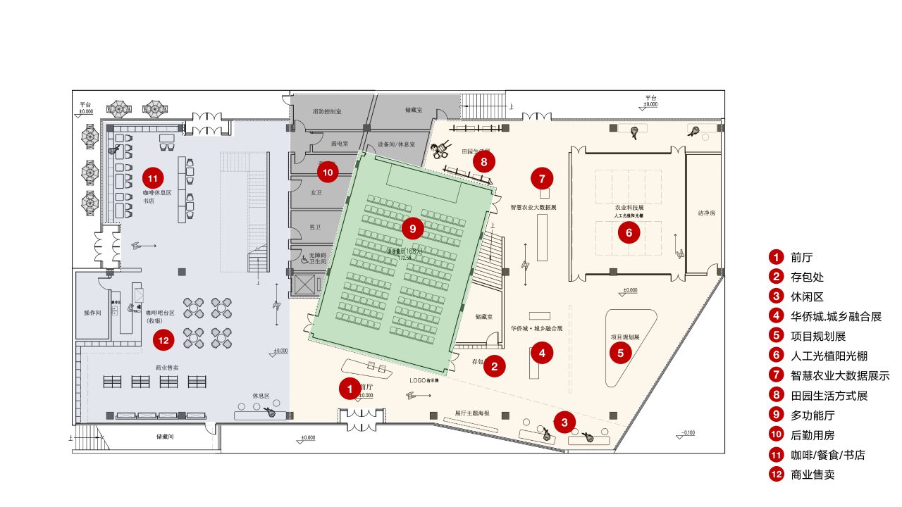 BIM建筑|雕琢乡村璞玉，静待尘尽光生：乡村振兴示范区项目展示中心 / 邹迎晞-袈蓝建筑