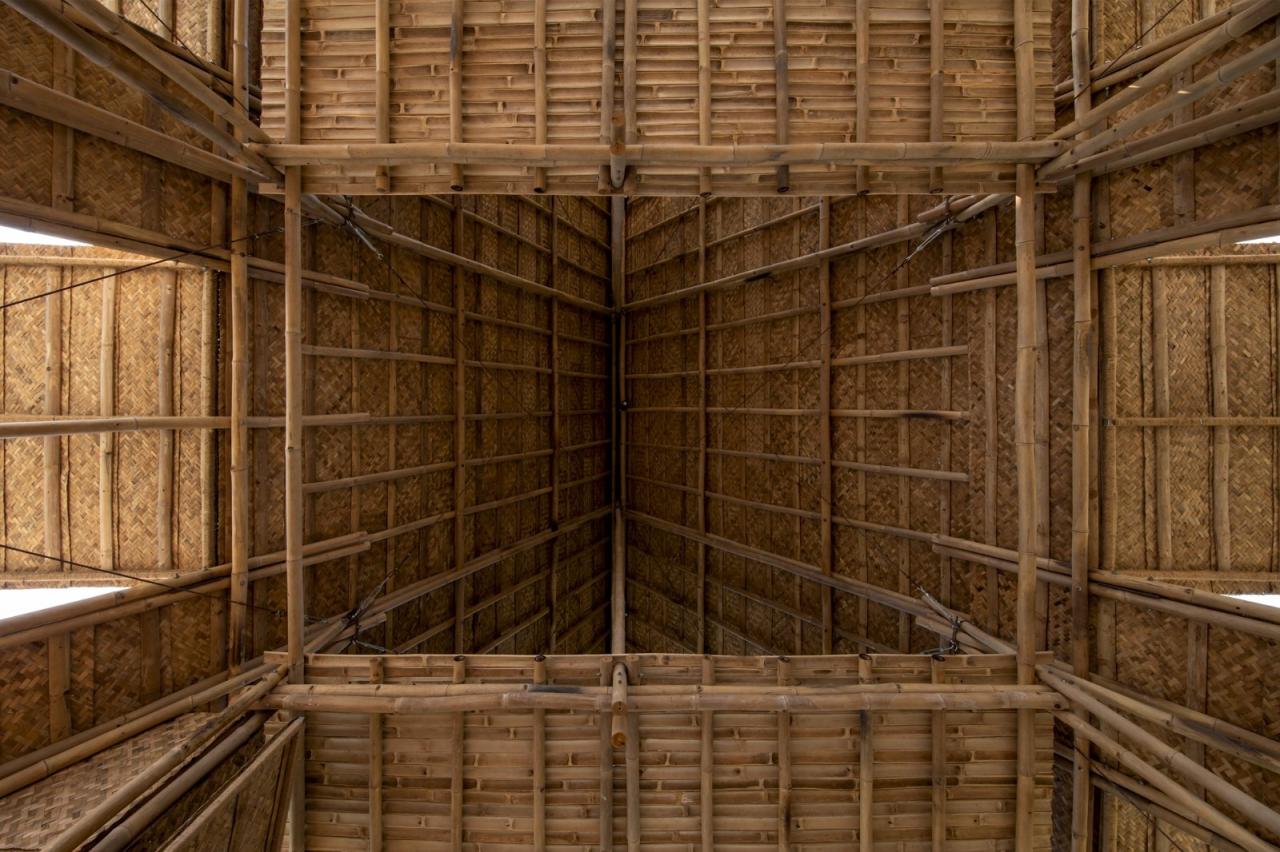 BIM建筑|适应气候变化，漂浮竹屋 / H&P Architects