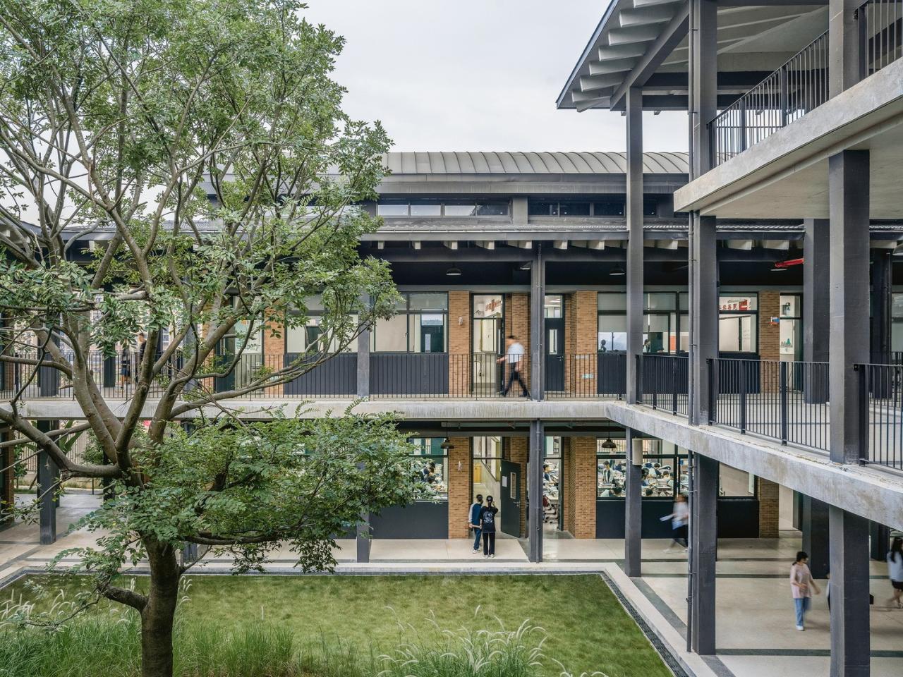 BIM建筑|乐知学校 / 大料建筑