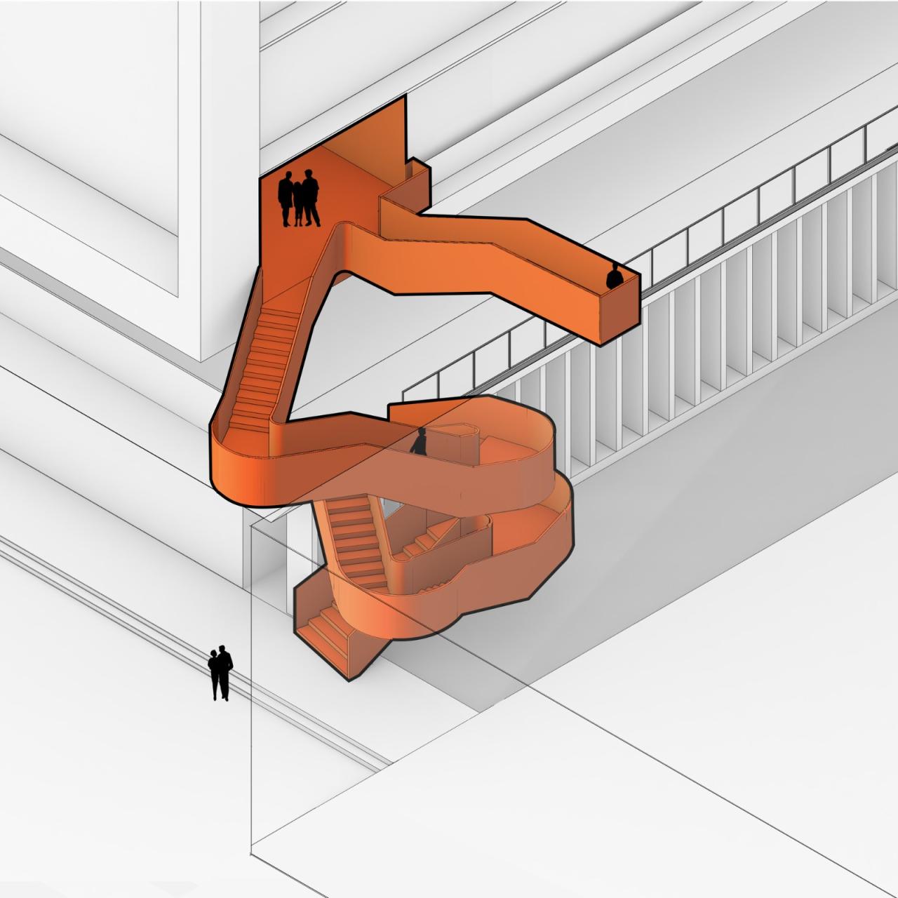BIM建筑|县城里的新学校：送你一匹小马 / 上海立木建筑规划