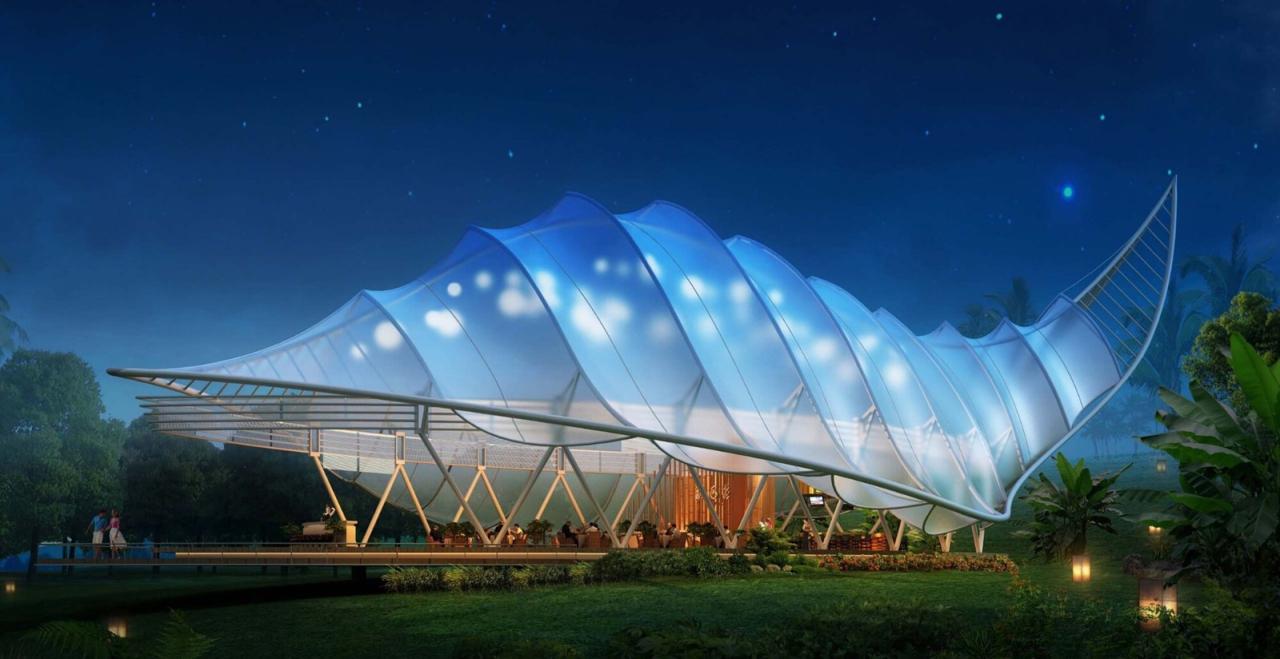 BIM建筑|勐巴拉可见泽栖帐篷酒店 / 捷仕建筑规划设计