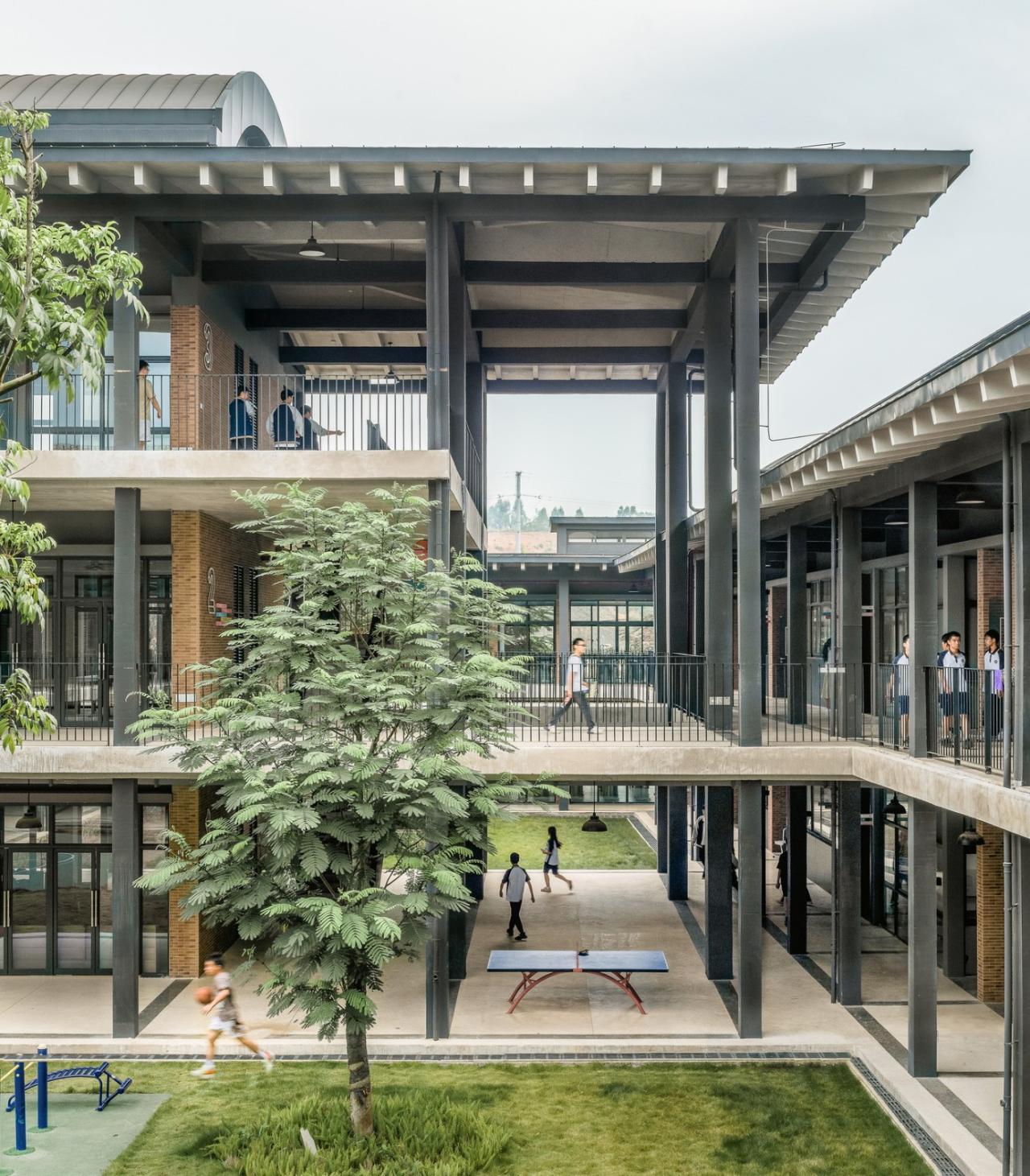 BIM建筑|乐知学校 / 大料建筑