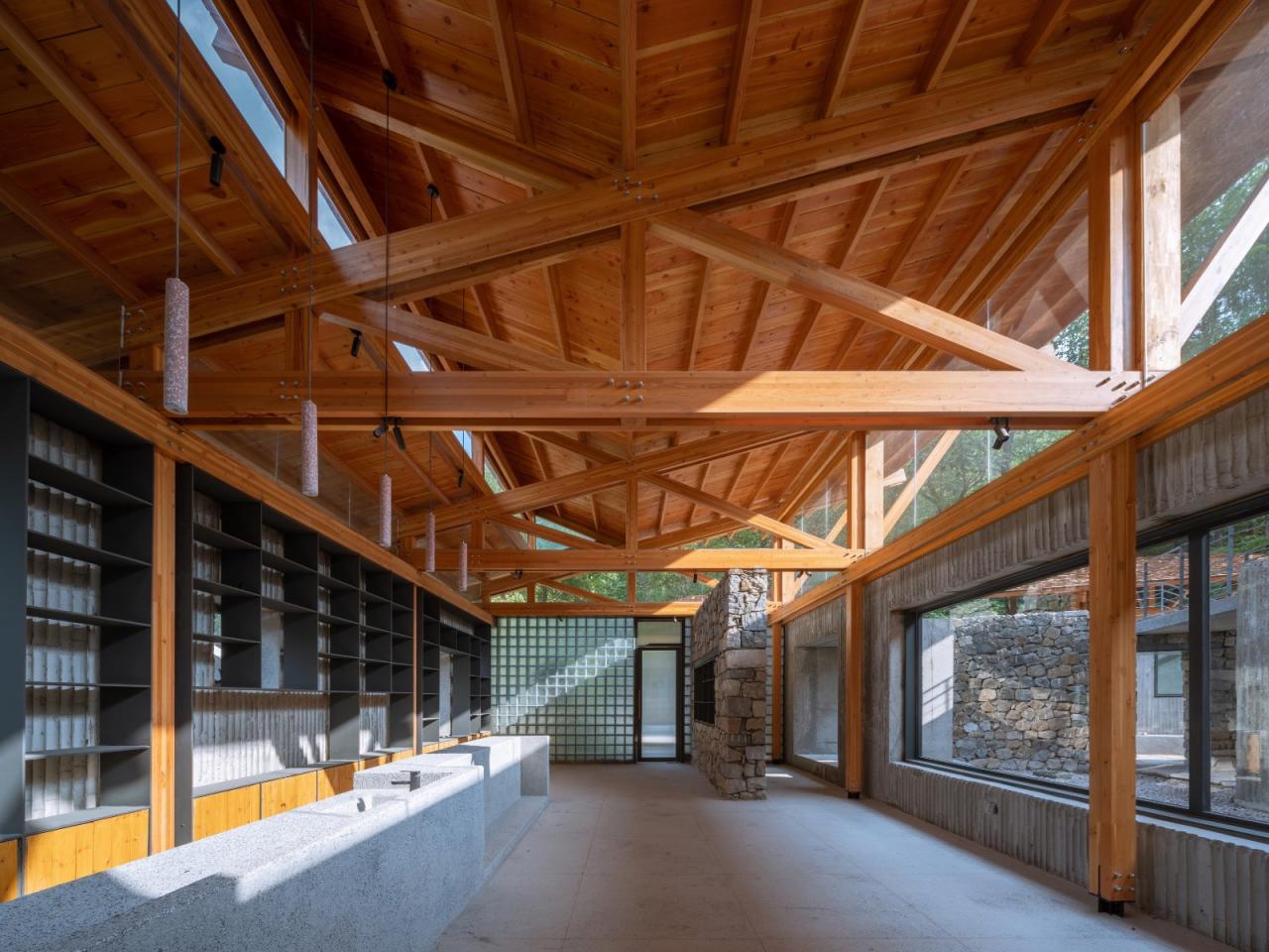 BIM建筑|留坝瓦窑沟多功能服务中心 / 尌林建筑设计事务所