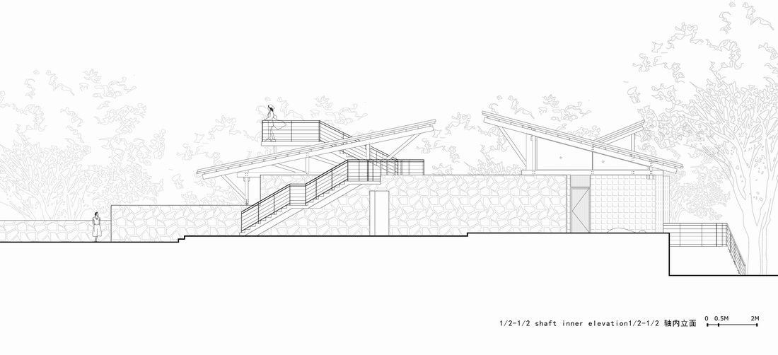 BIM建筑|留坝瓦窑沟多功能服务中心 / 尌林建筑设计事务所