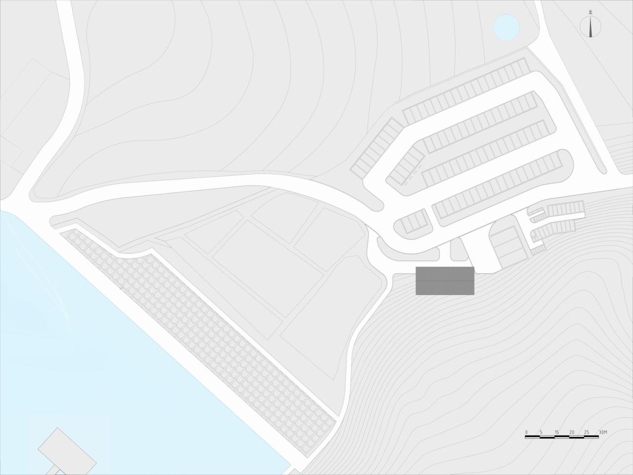 BIM建筑|面朝花海的棕厕 / 在行建筑