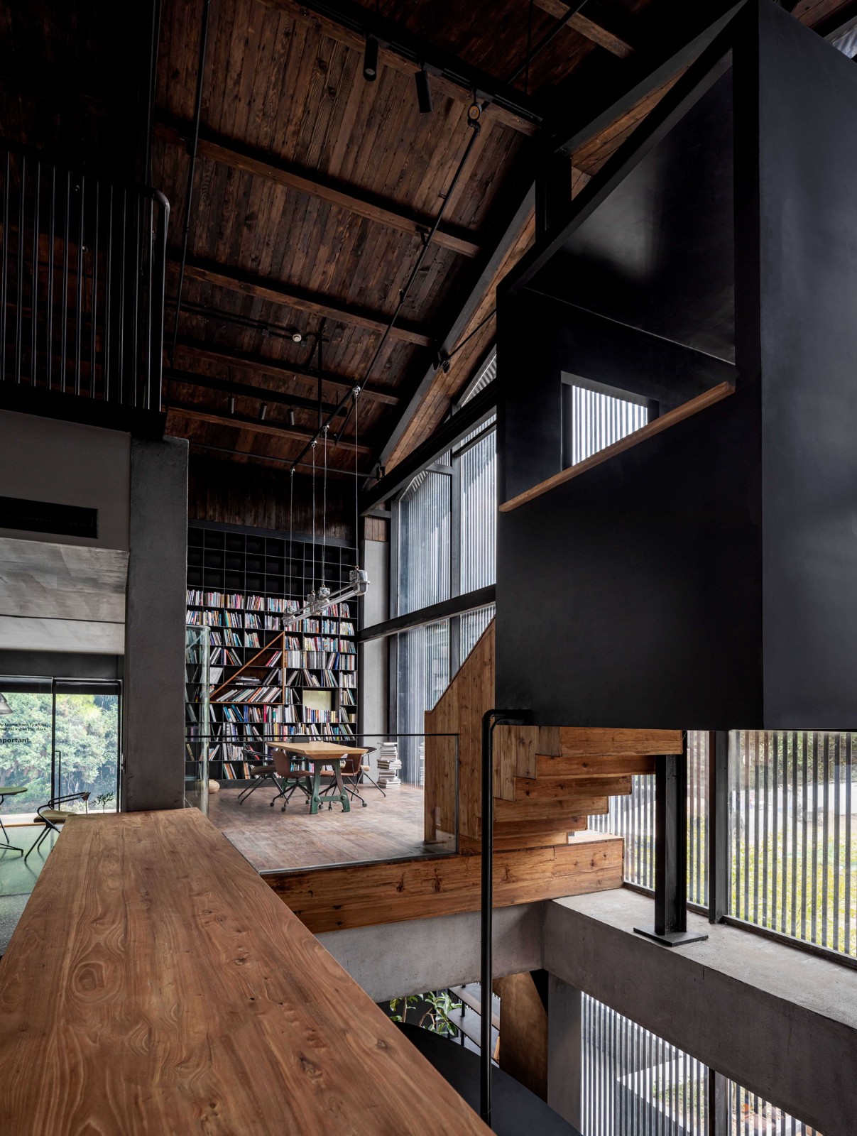 BIM建筑|虚怀若谷，犹如半仓：半仓，上海 / 本哲建筑