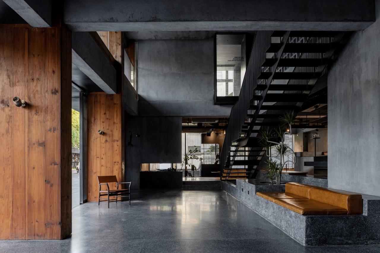 BIM建筑|虚怀若谷，犹如半仓：半仓，上海 / 本哲建筑