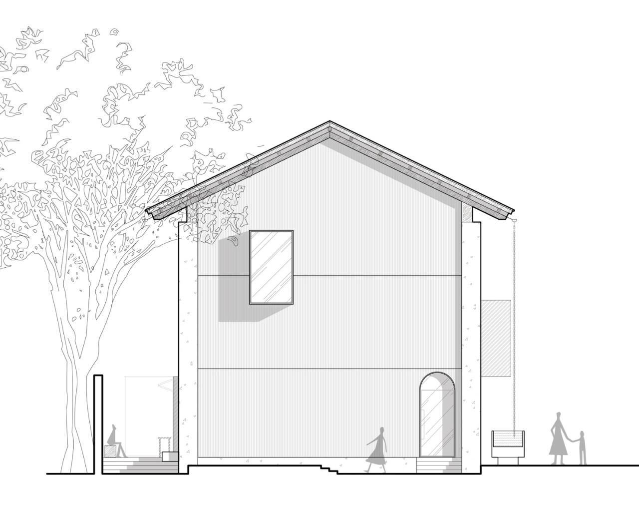 BIM建筑|虚怀若谷，犹如半仓：半仓，上海 / 本哲建筑