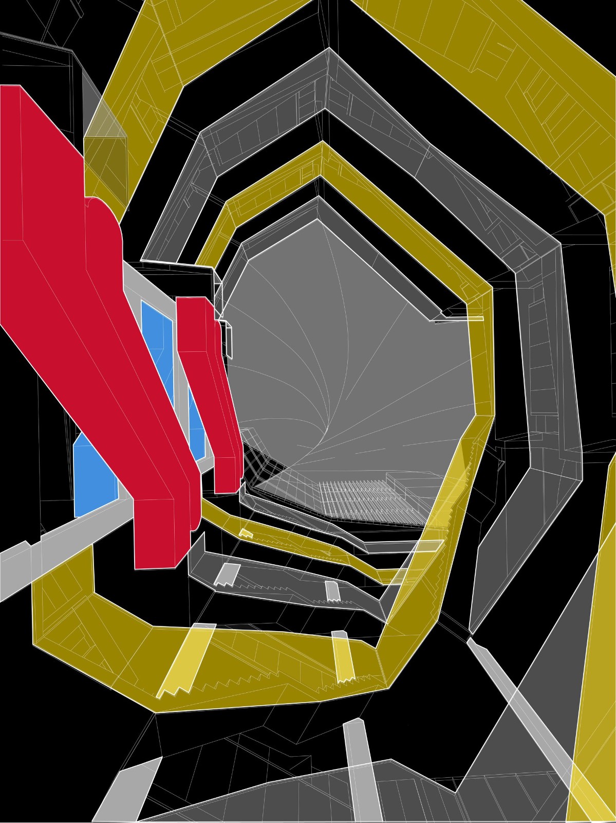 BIM建筑|楼梯漫步，圣地亚哥大学商业与经济学院 FAE / Marsino Arquitectura