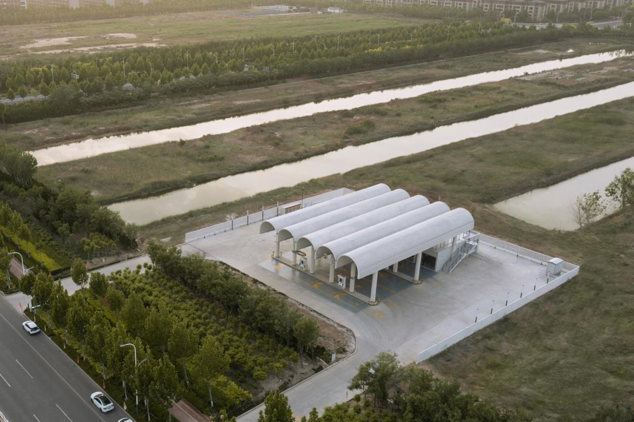 BIM建筑|哈鹿加油站 / SITUATE上下四方建筑事务所