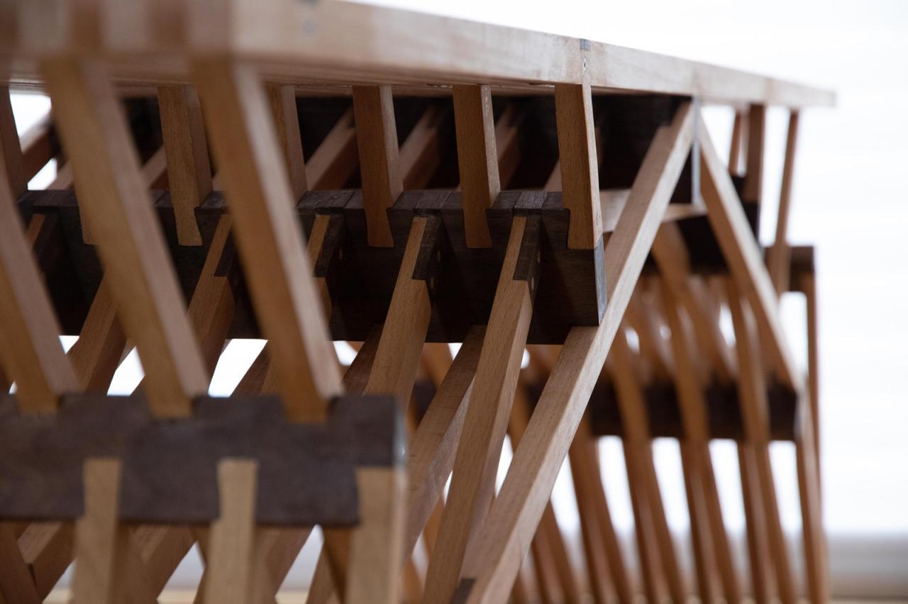 BIM建筑|编木拱凳 / 卜一工坊（杭州）文化创意有限公司