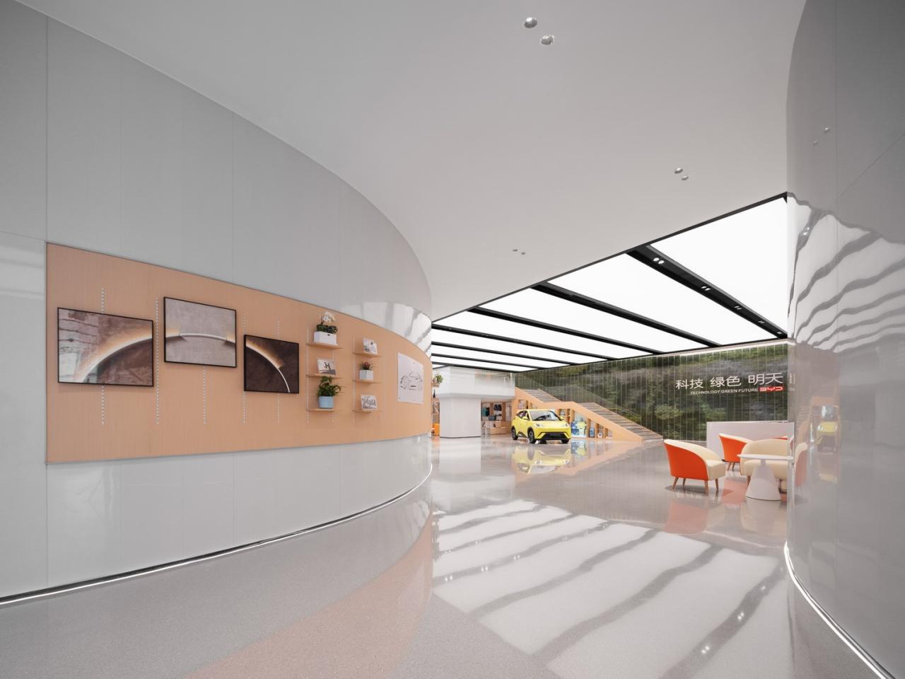 BIM建筑|启迪未来 江城地标：武汉比亚迪品牌体验中心 / 成执设计