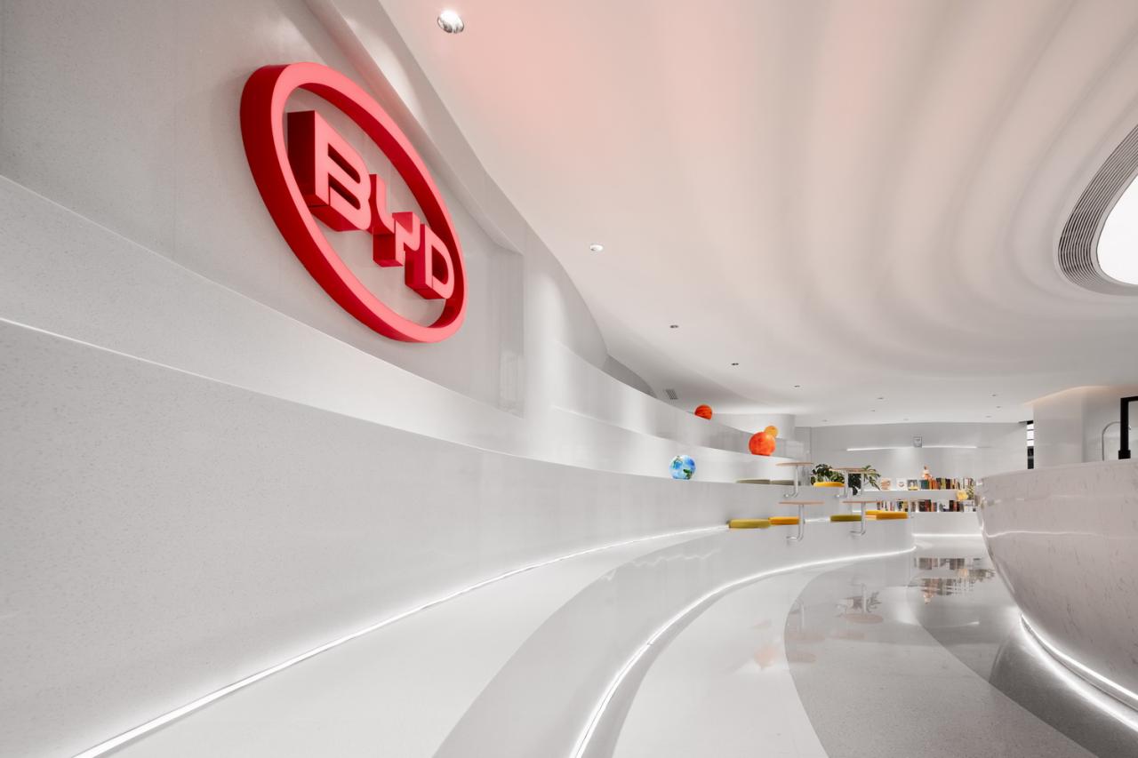 BIM建筑|启迪未来 江城地标：武汉比亚迪品牌体验中心 / 成执设计