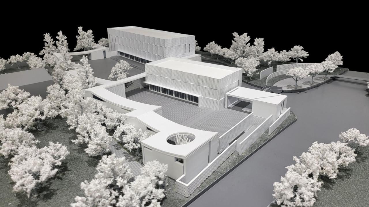 BIM建筑|桐乡市红色文化教育中心 / 清上造社