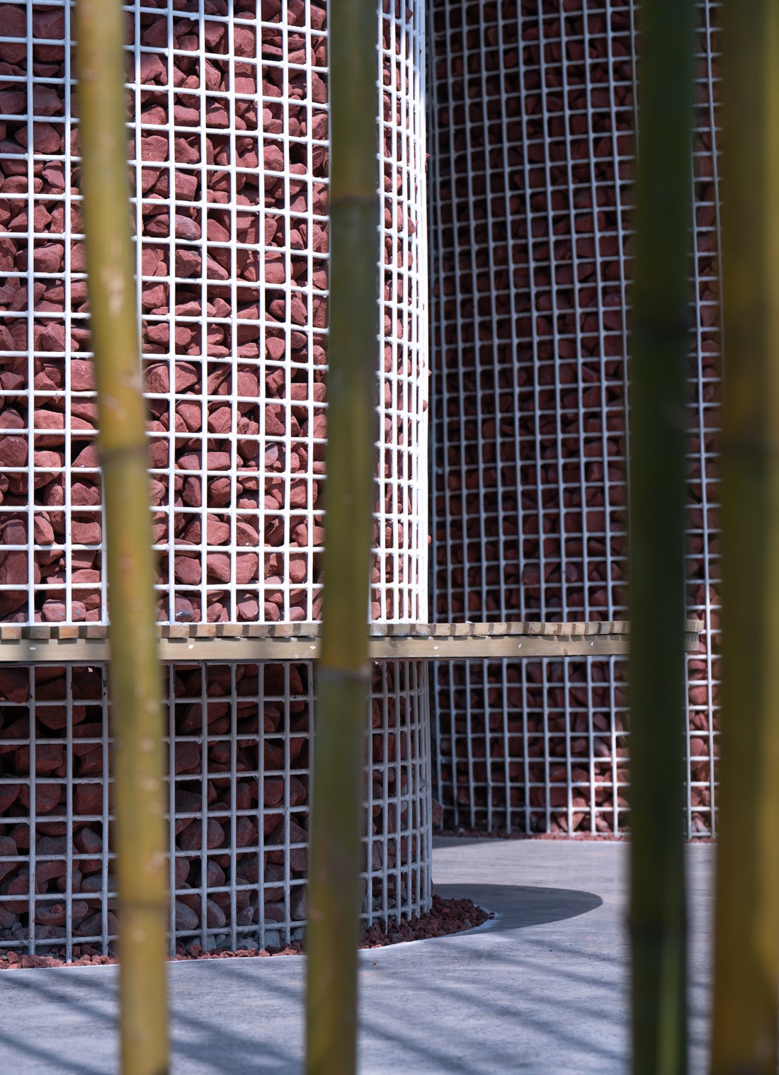 BIM建筑|竹影摇曳的无性别公共卫生间：安石卷厕 / 在行建筑