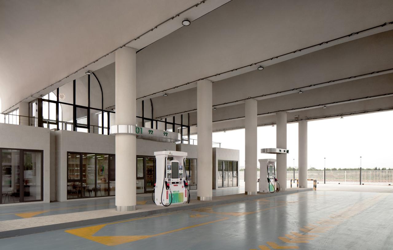 BIM建筑|哈鹿加油站 / SITUATE上下四方建筑事务所