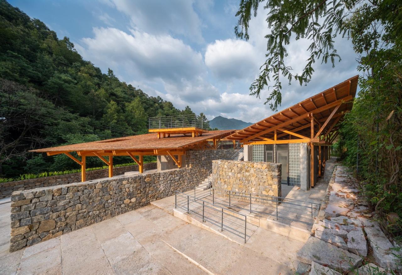 BIM建筑|留坝瓦窑沟多功能服务中心 / 尌林建筑设计事务所