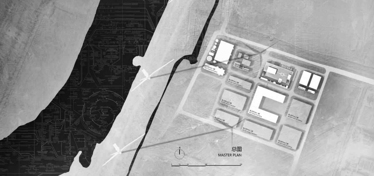 BIM建筑|蓝晶微生物 Bluepha BioFAB / 行之建筑