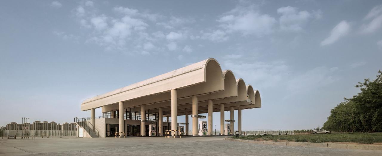 BIM建筑|哈鹿加油站 / SITUATE上下四方建筑事务所