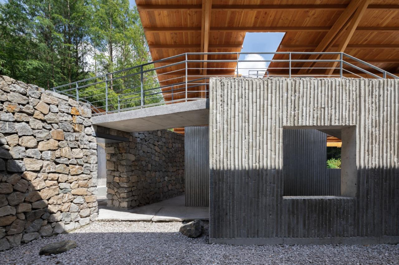 BIM建筑|留坝瓦窑沟多功能服务中心 / 尌林建筑设计事务所