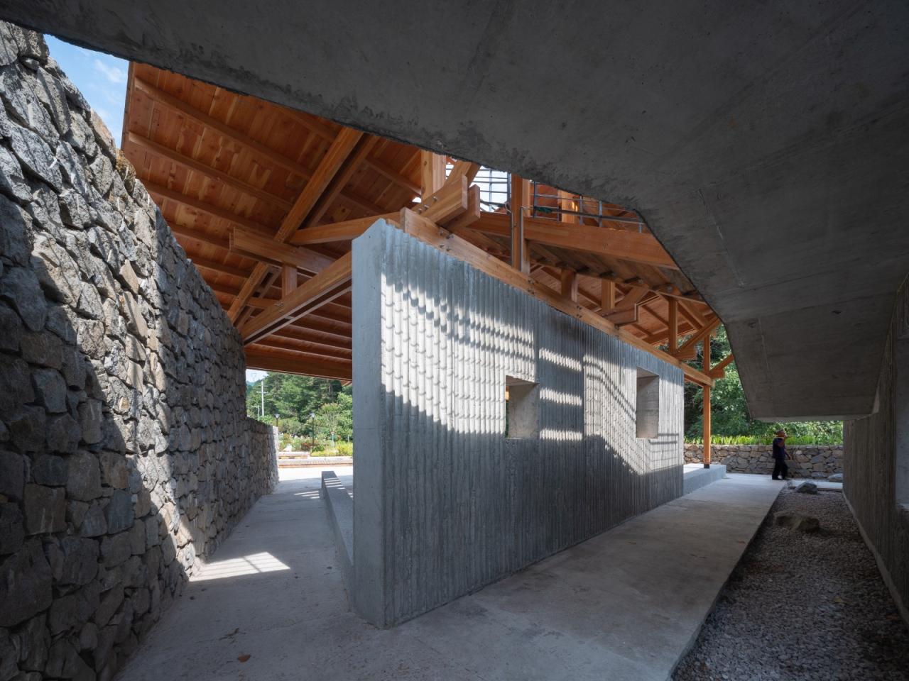 BIM建筑|留坝瓦窑沟多功能服务中心 / 尌林建筑设计事务所