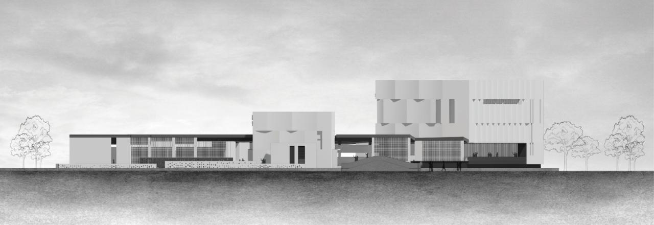 BIM建筑|桐乡市红色文化教育中心 / 清上造社