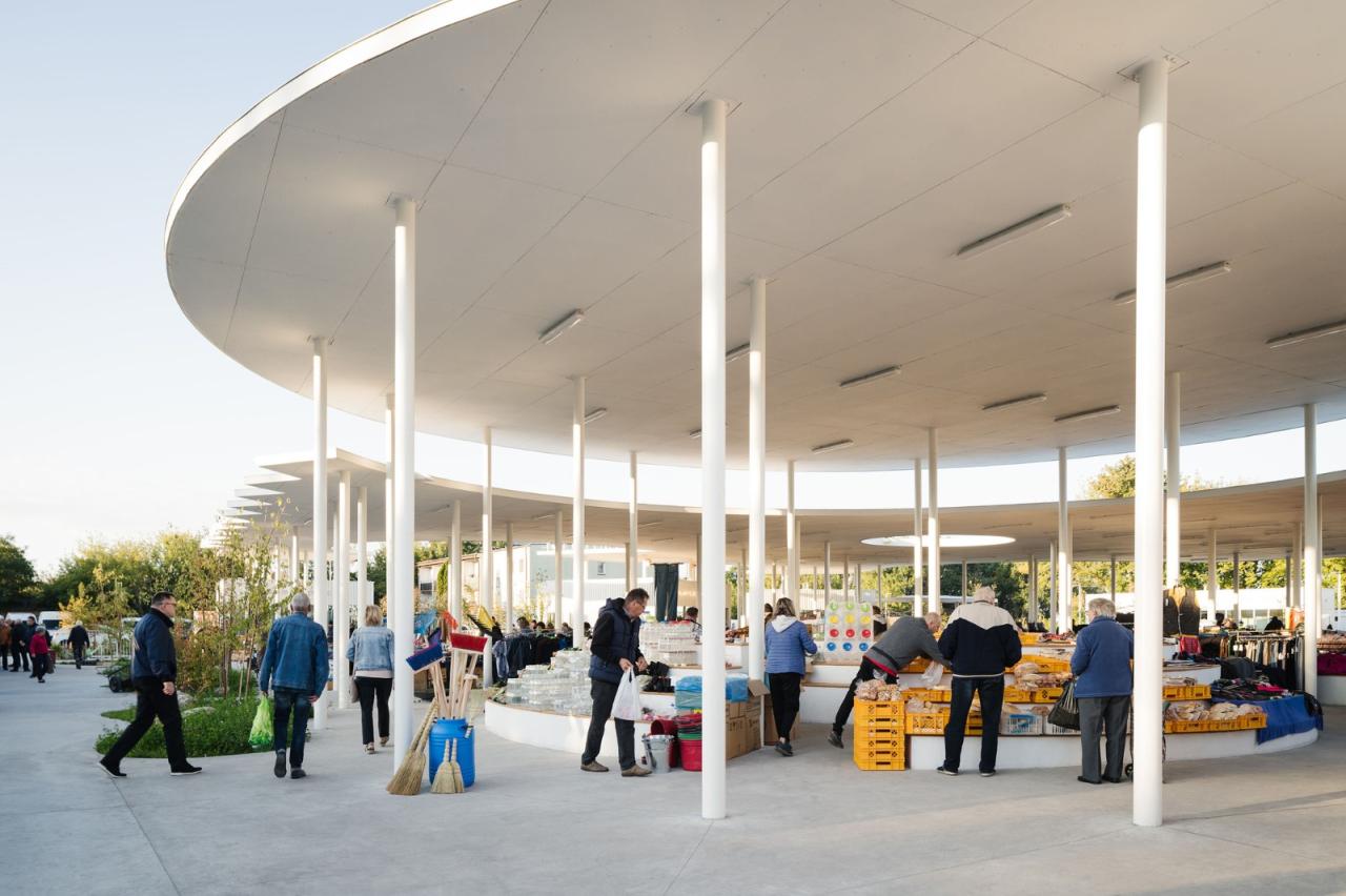 BIM建筑|“阴影建筑”，布沃涅市场 / Aleksandra Wasilkowska Architectural Studio