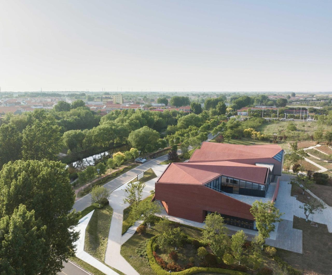 BIM建筑|雕琢乡村璞玉，静待尘尽光生：乡村振兴示范区项目展示中心 / 邹迎晞-袈蓝建筑