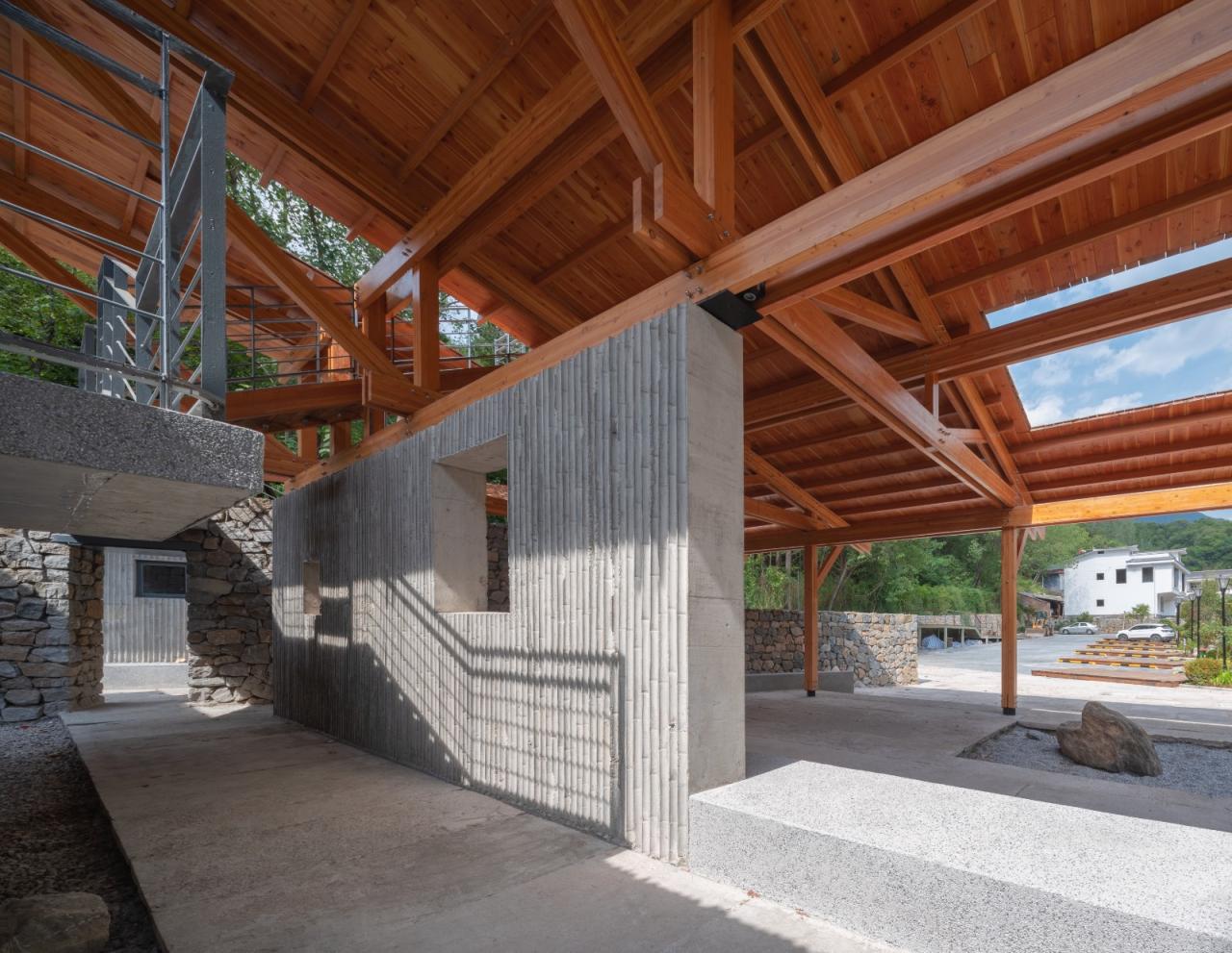 BIM建筑|留坝瓦窑沟多功能服务中心 / 尌林建筑设计事务所