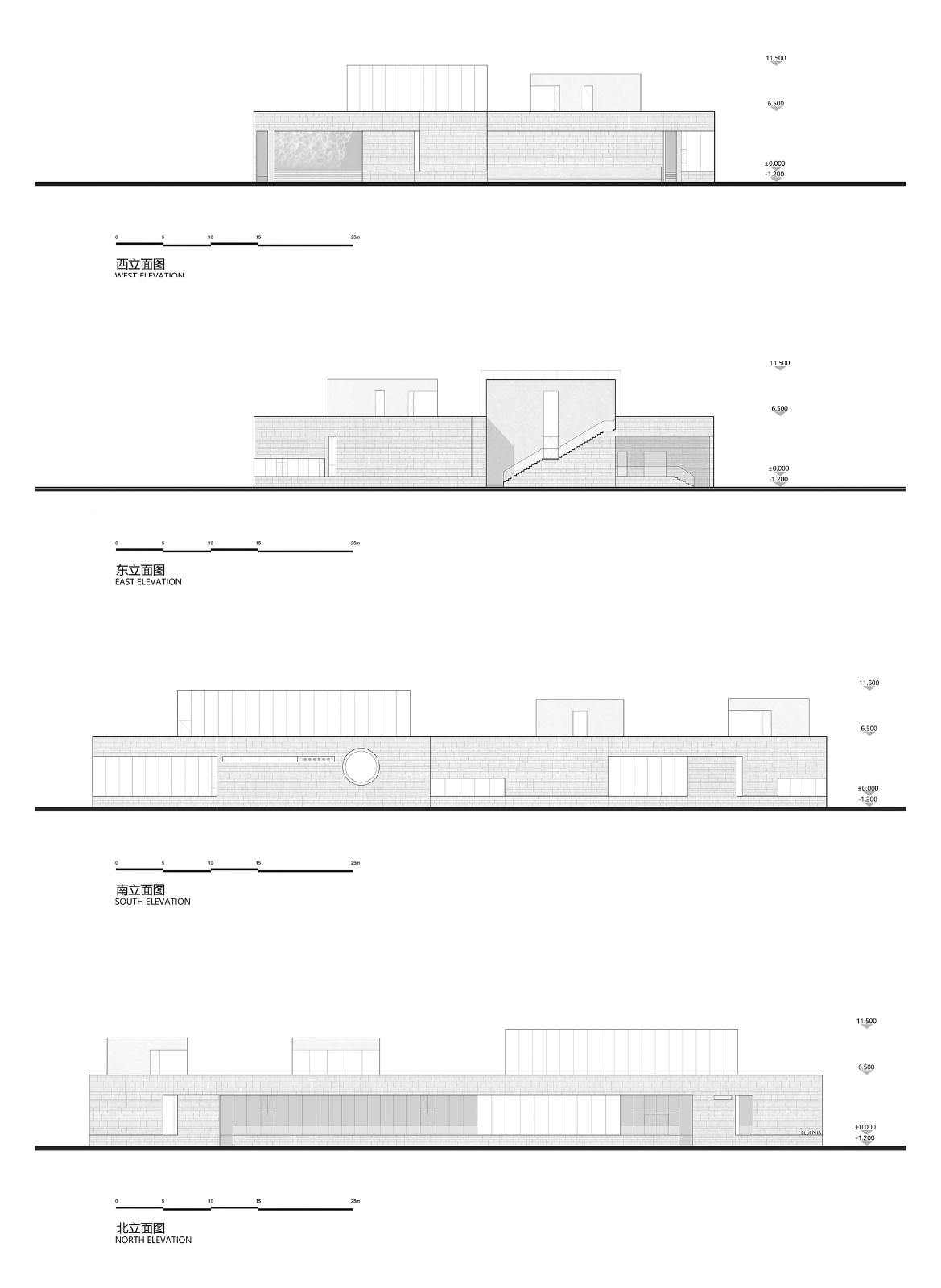 BIM建筑|蓝晶微生物 Bluepha BioFAB / 行之建筑