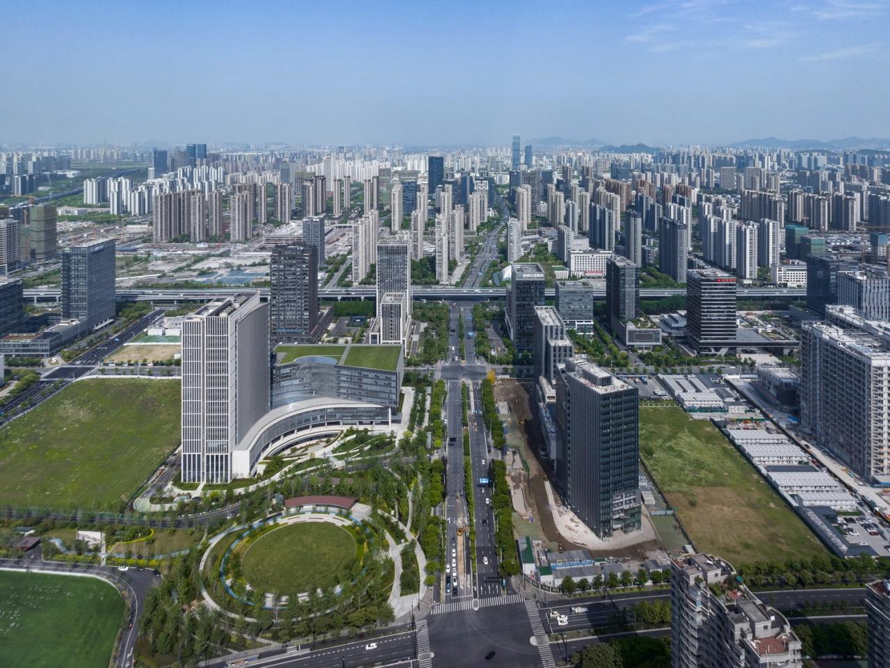 BIM建筑|宇视科技总部：赋能创新的微缩城市 / goa作品