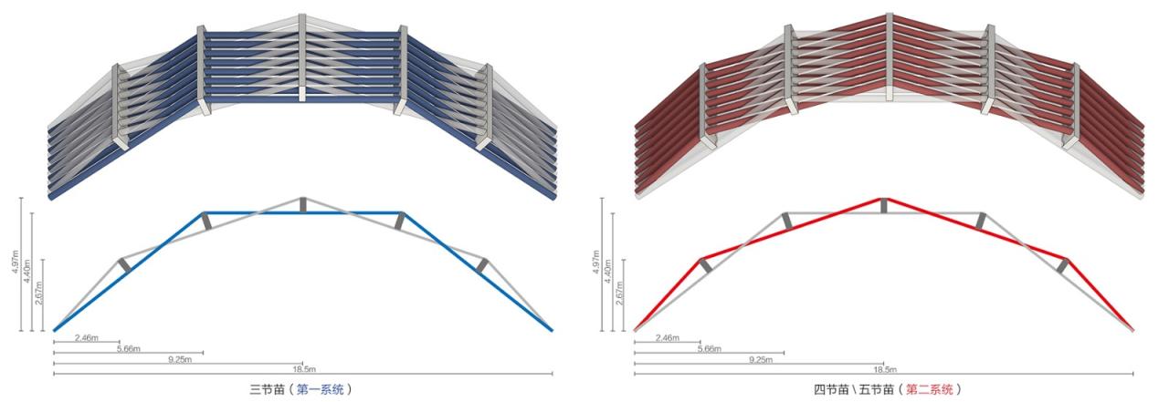 BIM建筑|编木拱凳 / 卜一工坊（杭州）文化创意有限公司