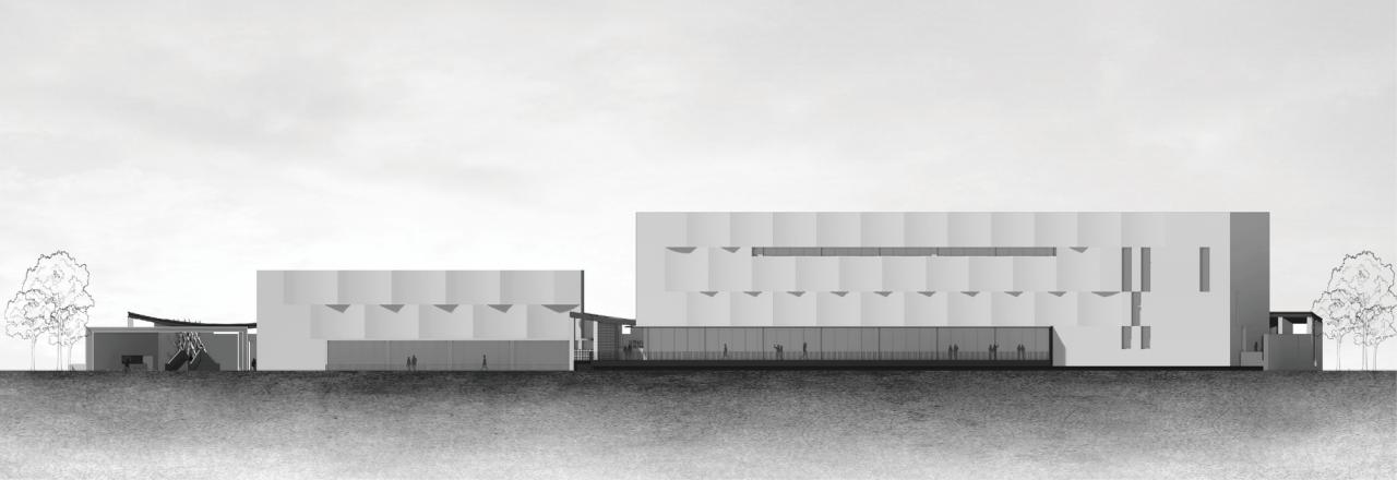 BIM建筑|桐乡市红色文化教育中心 / 清上造社