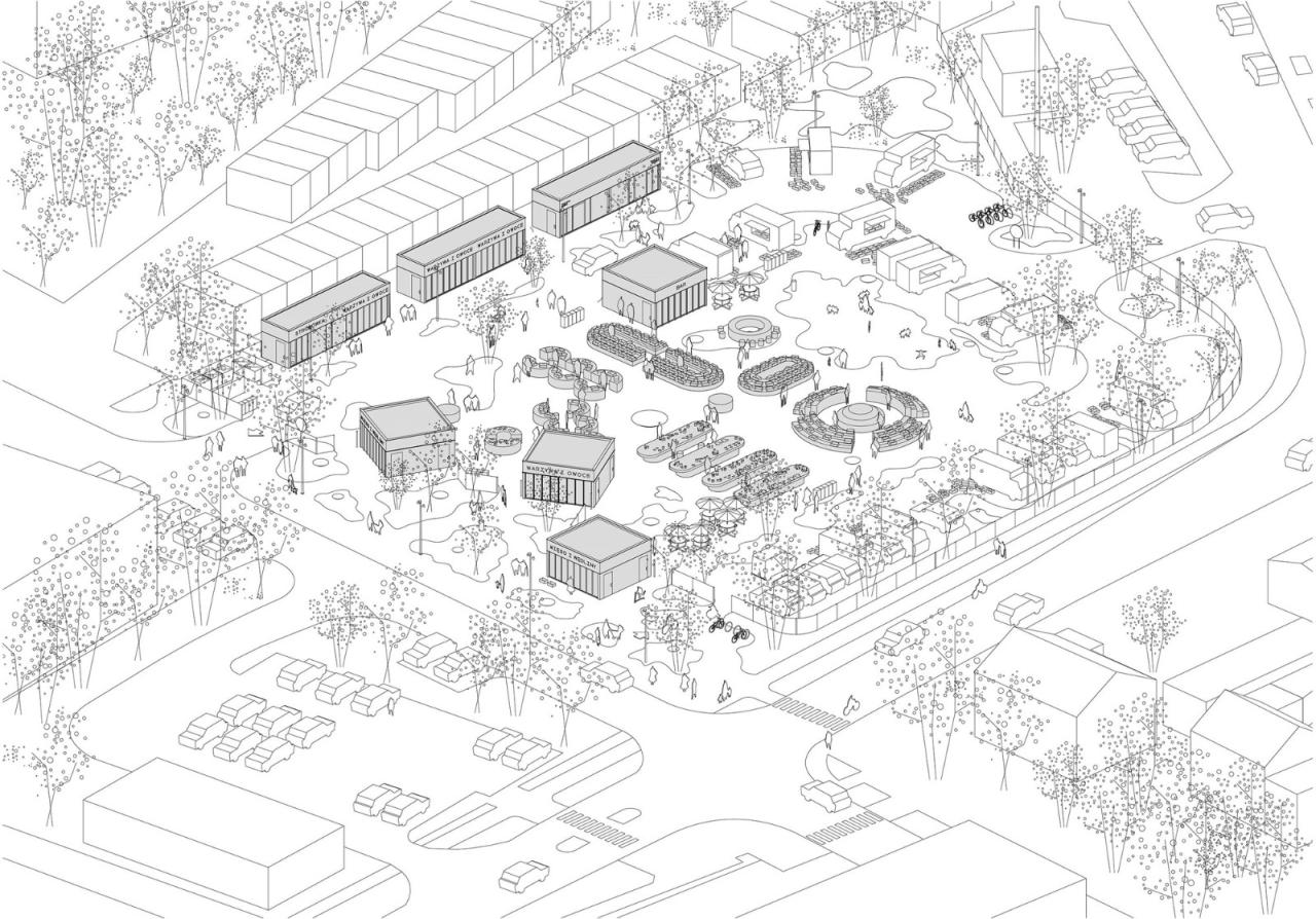 BIM建筑|“阴影建筑”，布沃涅市场 / Aleksandra Wasilkowska Architectural Studio