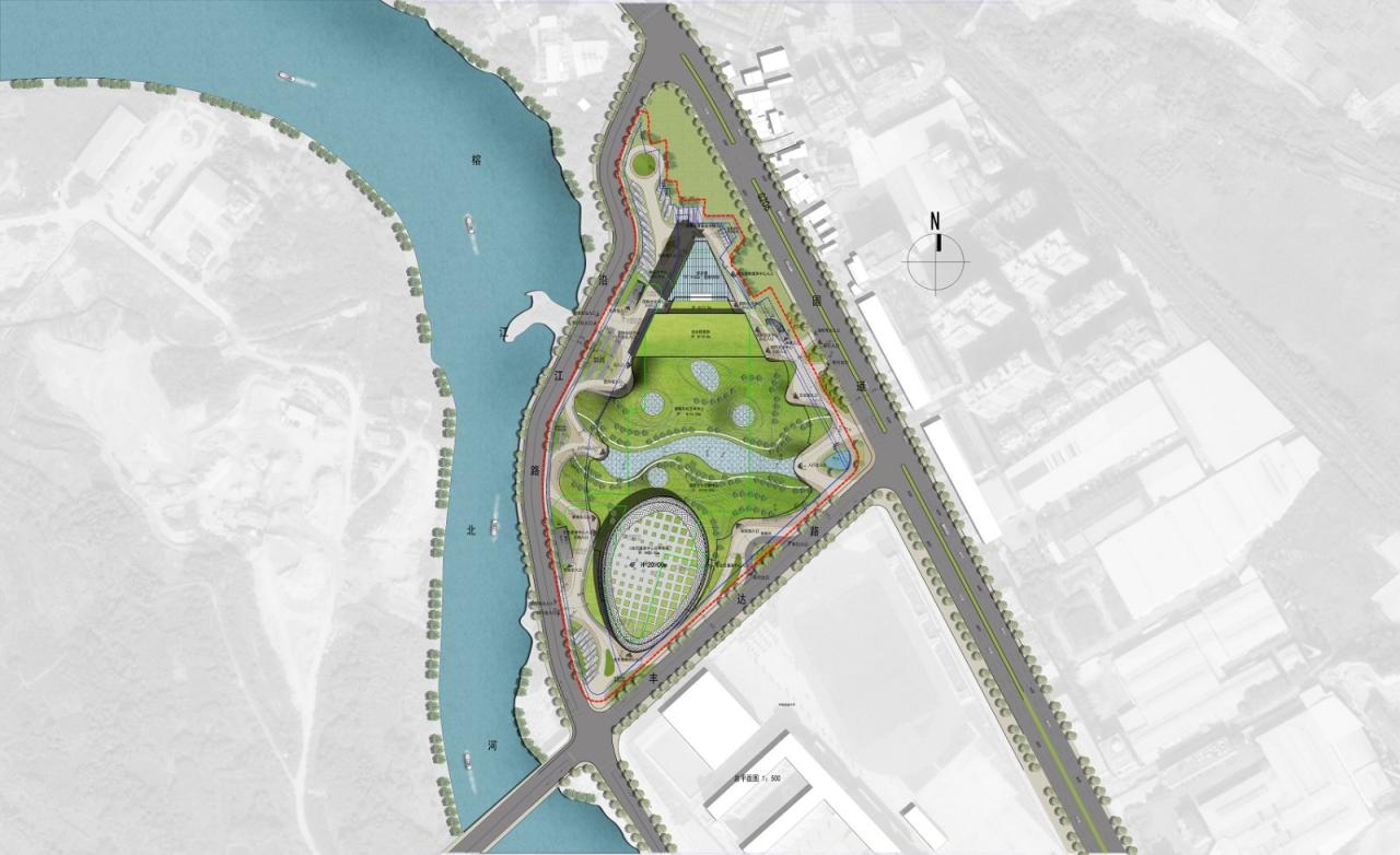 BIM建筑|广东梅州丰顺文体中心 / 深圳迈思建筑设计有限公司