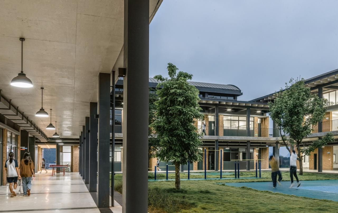 BIM建筑|乐知学校 / 大料建筑