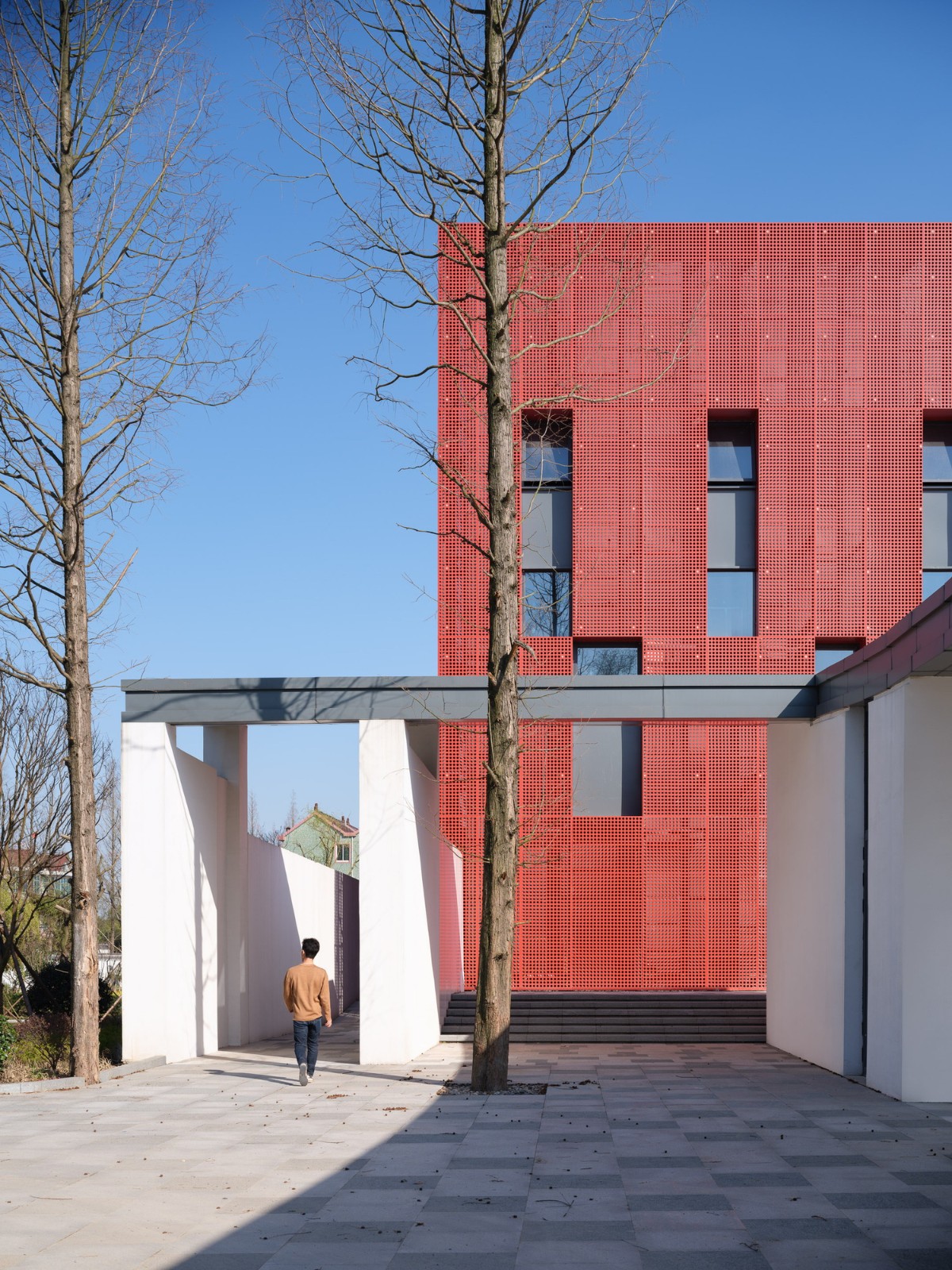 BIM建筑|桐乡市红色文化教育中心 / 清上造社