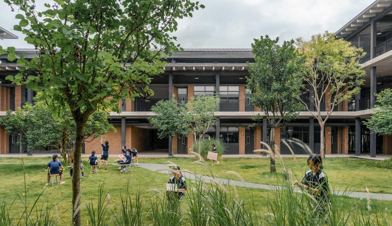 BIM建筑|乐知学校 / 大料建筑