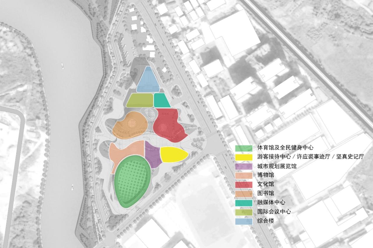 BIM建筑|广东梅州丰顺文体中心 / 深圳迈思建筑设计有限公司