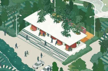 BIM建筑|竹影摇曳的无性别公共卫生间：安石卷厕 / 在行建筑-BIM建筑网