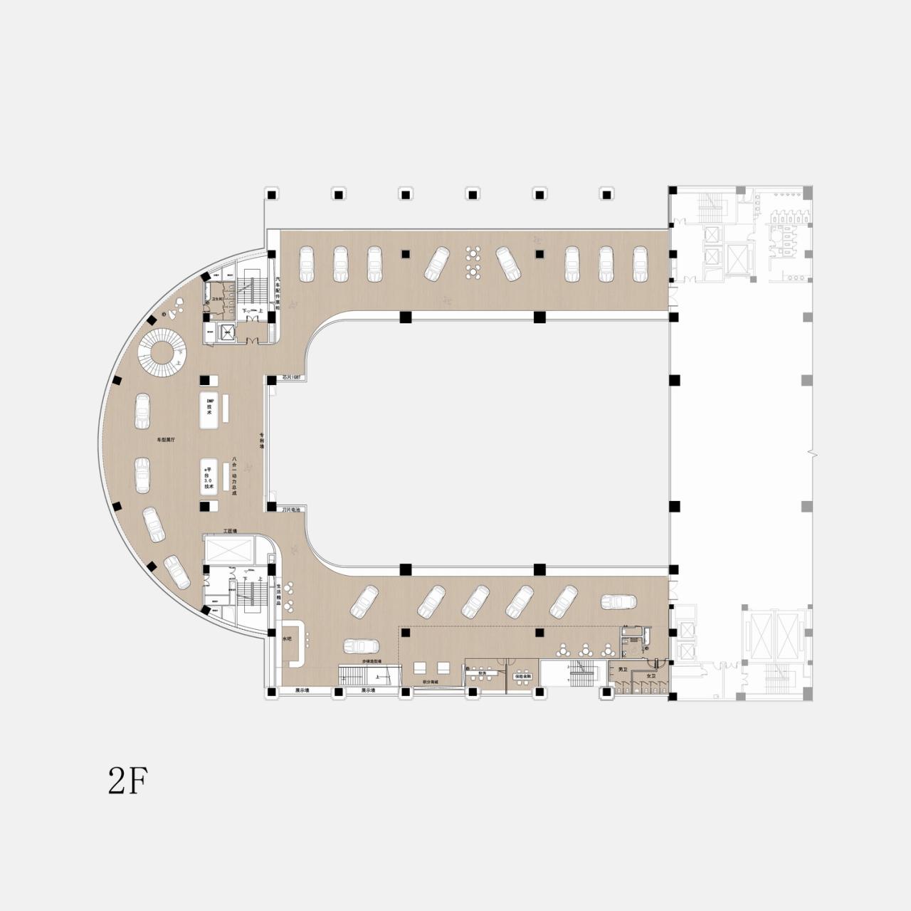 BIM建筑|启迪未来 江城地标：武汉比亚迪品牌体验中心 / 成执设计