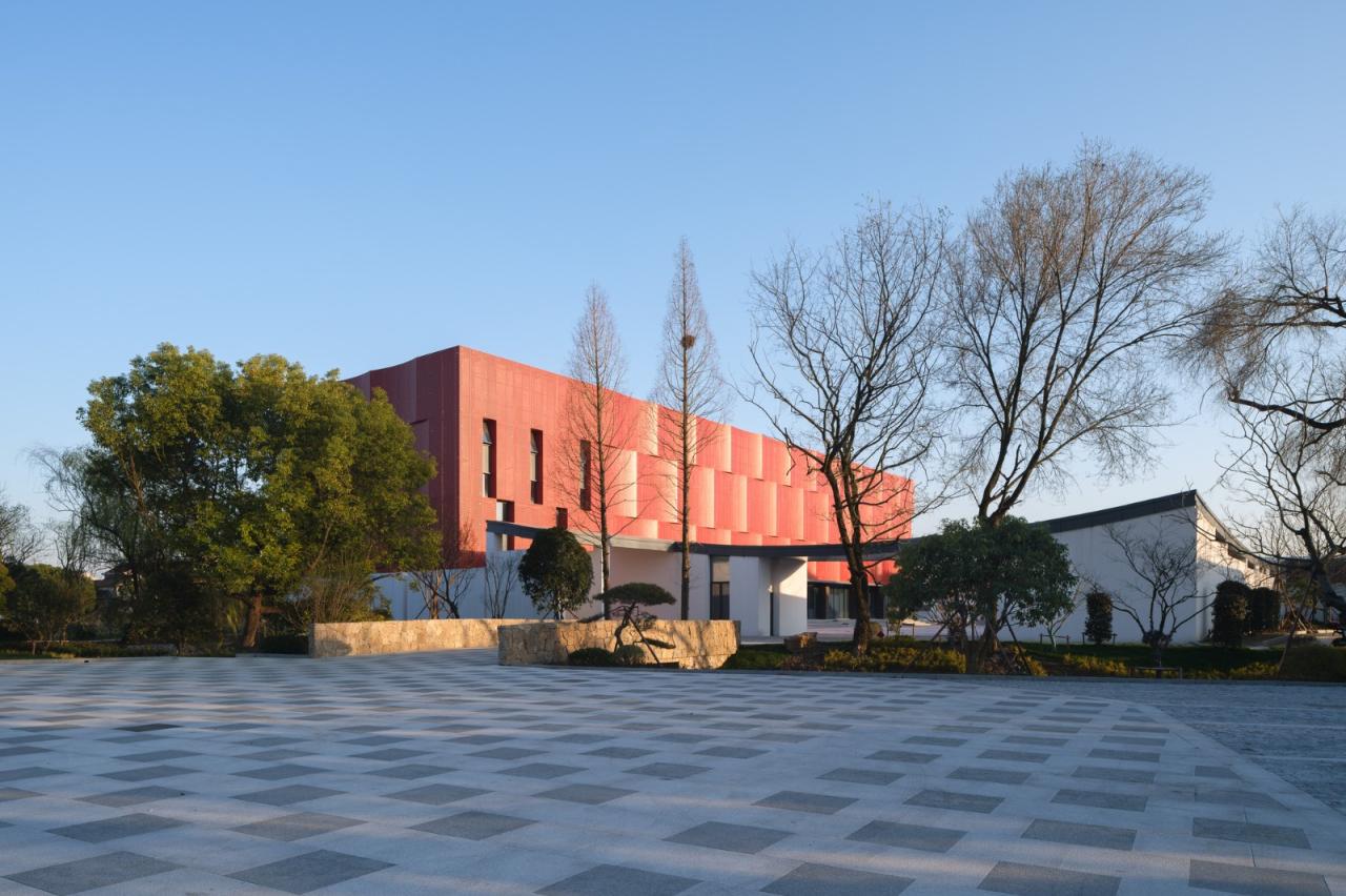 BIM建筑|桐乡市红色文化教育中心 / 清上造社