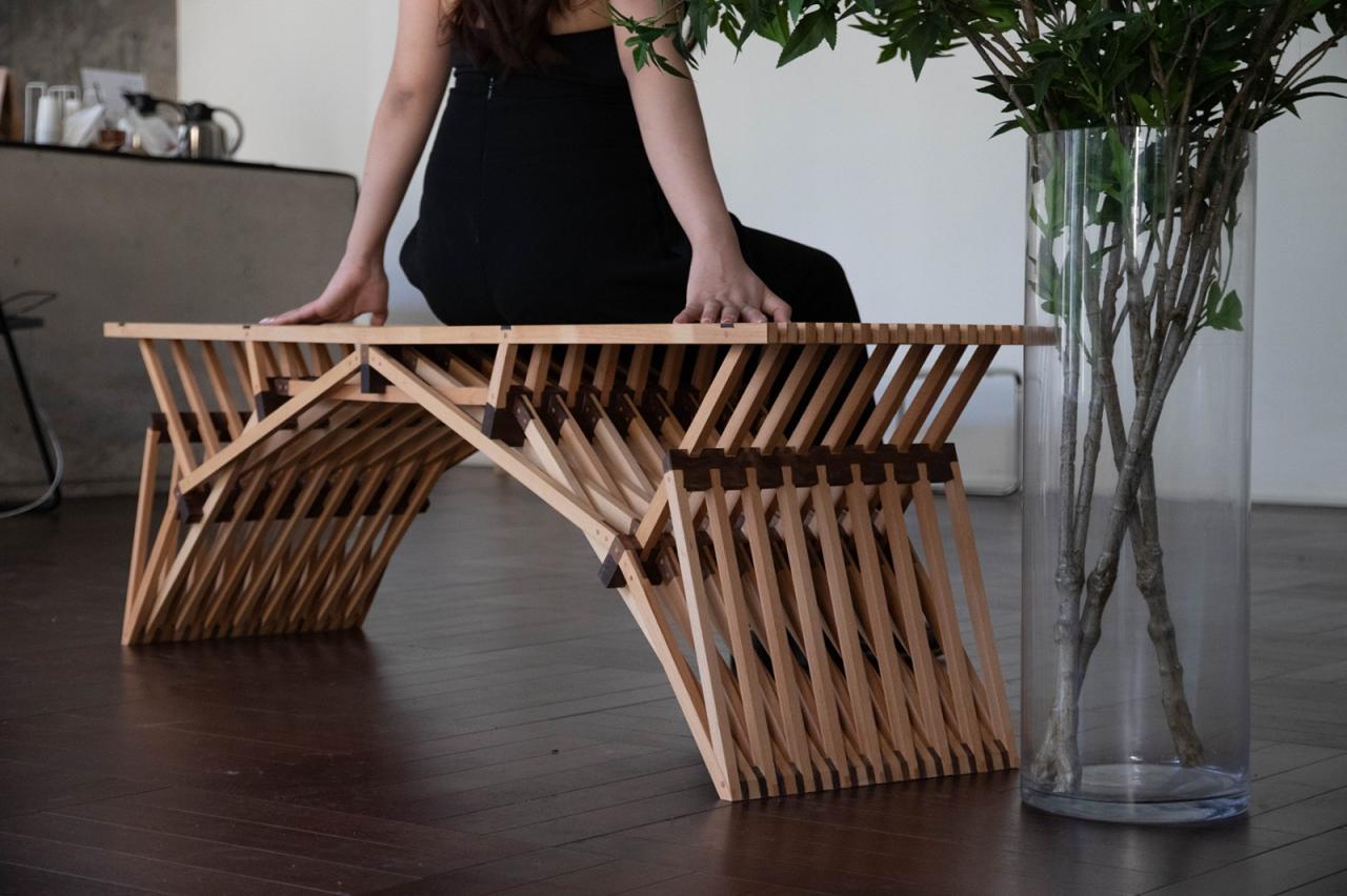 BIM建筑|编木拱凳 / 卜一工坊（杭州）文化创意有限公司