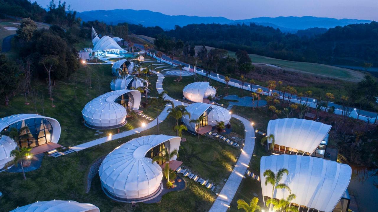 BIM建筑|勐巴拉可见泽栖帐篷酒店 / 捷仕建筑规划设计