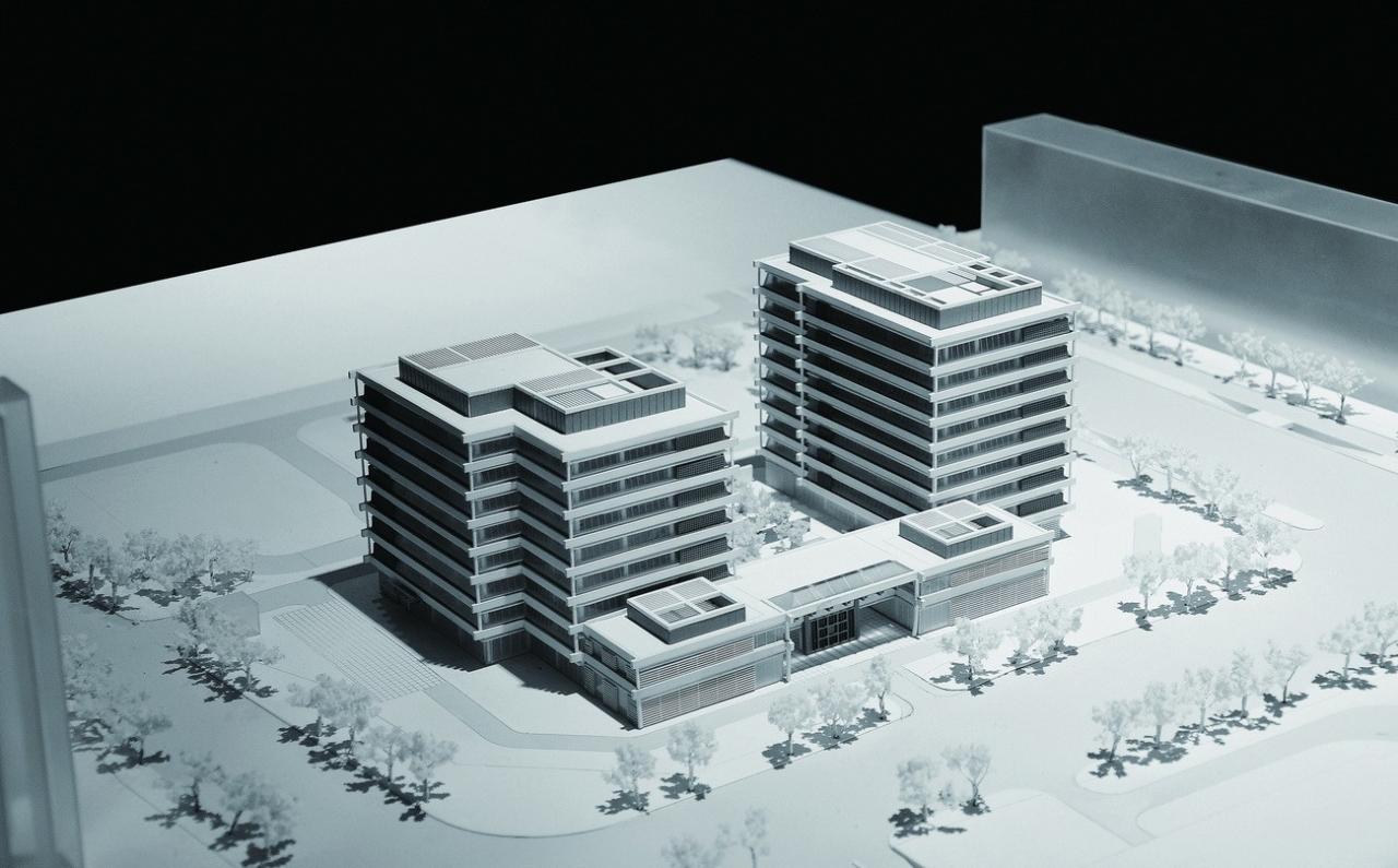 BIM建筑|中国残联北京按摩医院扩建项目 / 中国电子工程设计院王振军工作室+“蔓·设计”研究中心