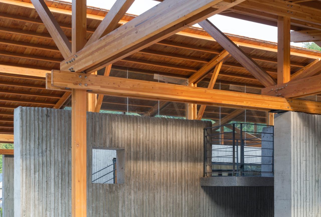 BIM建筑|留坝瓦窑沟多功能服务中心 / 尌林建筑设计事务所