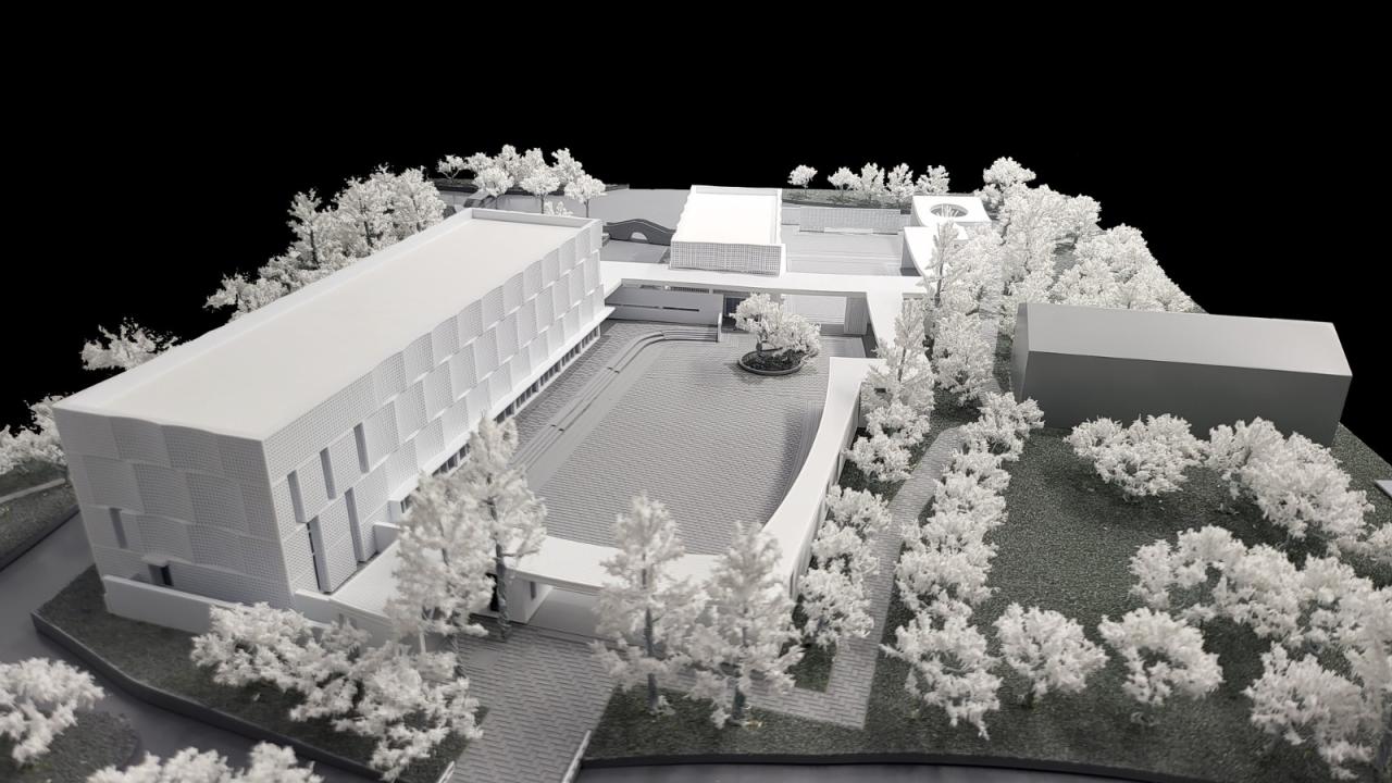 BIM建筑|桐乡市红色文化教育中心 / 清上造社