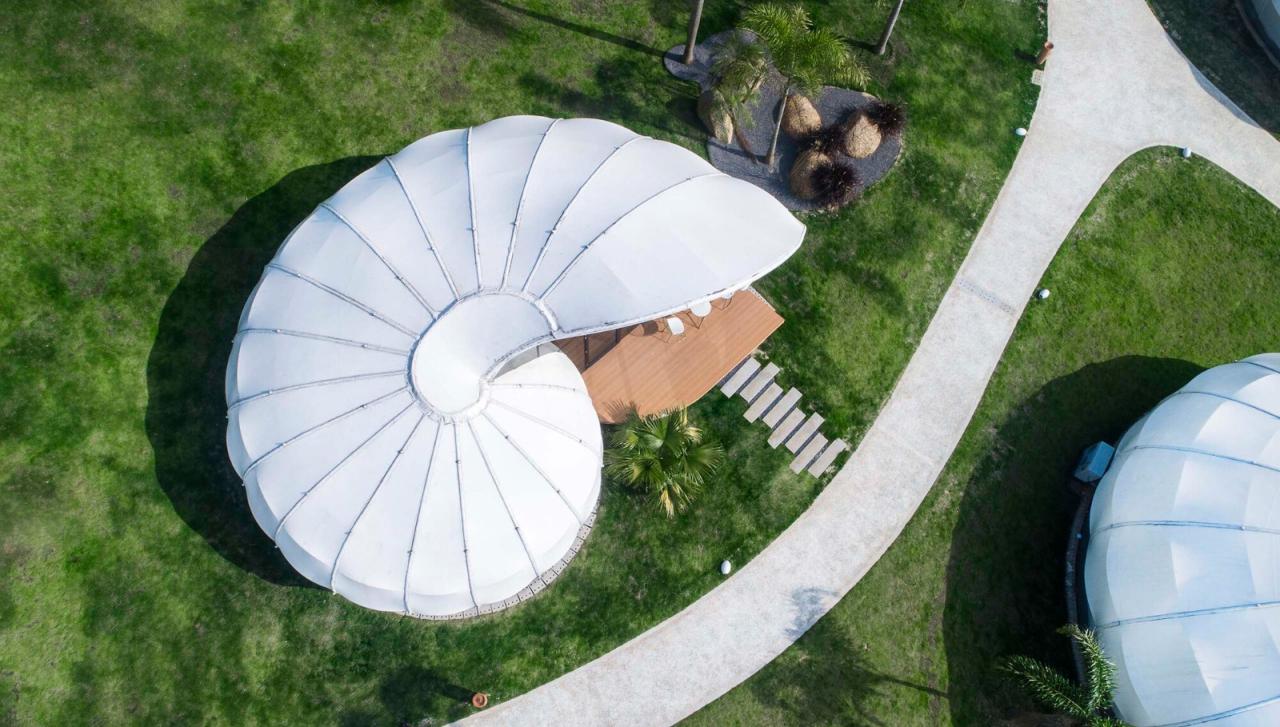 BIM建筑|勐巴拉可见泽栖帐篷酒店 / 捷仕建筑规划设计